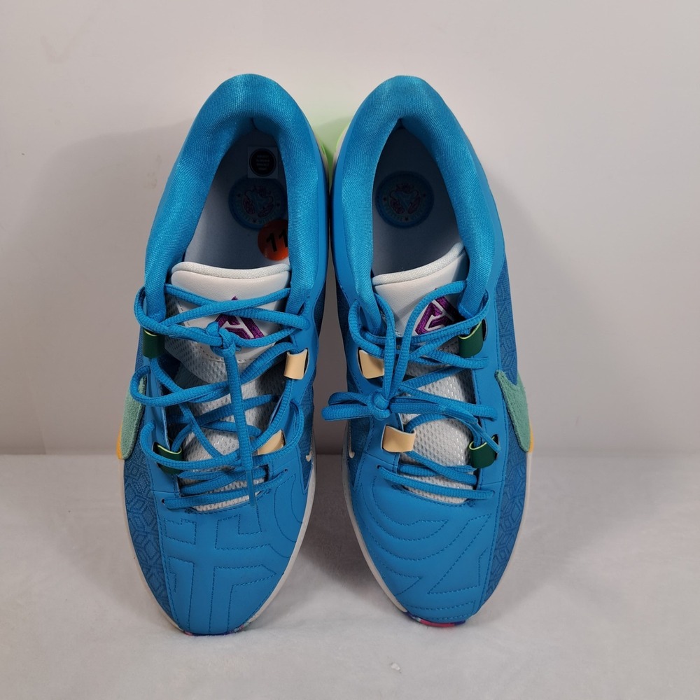 NIKE ZOOM FREAK‎ 5 BASKETBALL SHOES MEN'S SZ 11 BLUE LIGHTNING DX4985 400 NIB - Picture 7 of 13